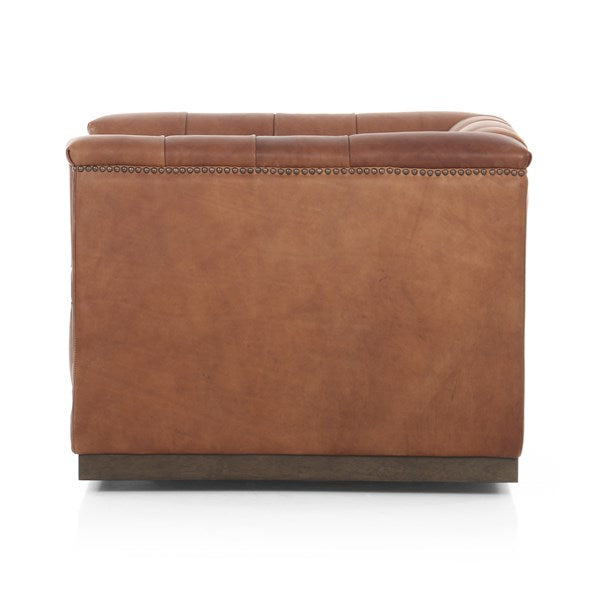 Maxx Swivel Chair Burnt Umber - Be Bold Furniture
