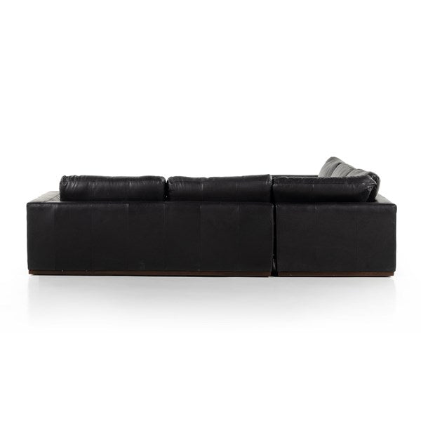 Colt 3-Pc Sectional Black - Be Bold Furniture