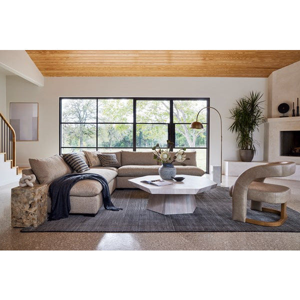 Brooklyn Coffee Table Ashen Walnut - Be Bold Furniture