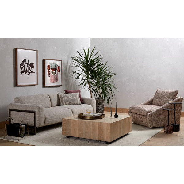 Hudson Square Coffee Table Ashen Walnut - Be Bold Furniture