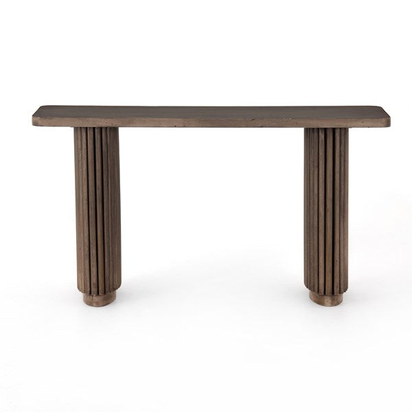 Rutherford Console Table-Ashen Brown - Be Bold Furniture