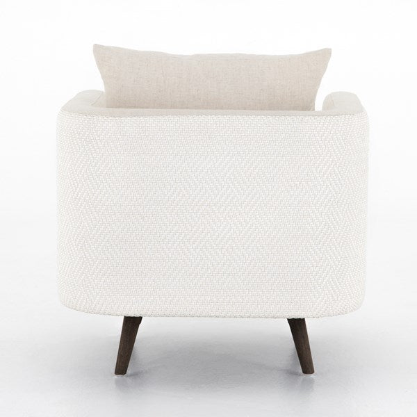 Kaya Swivel Chair Savile Flax - Be Bold Furniture