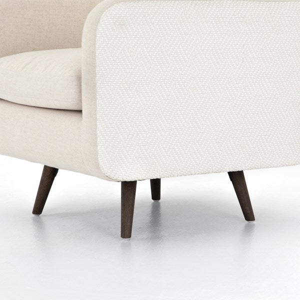 Kaya Swivel Chair Savile Flax - Be Bold Furniture