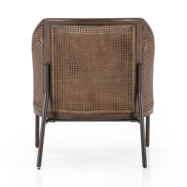 Marlow Wing Chair Vintage Black - Be Bold Furniture