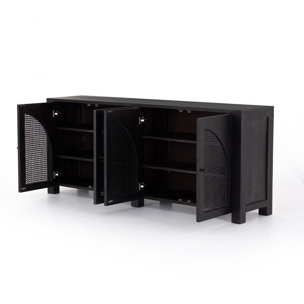 Tilda Sideboard Black Wash Mango - Be Bold Furniture