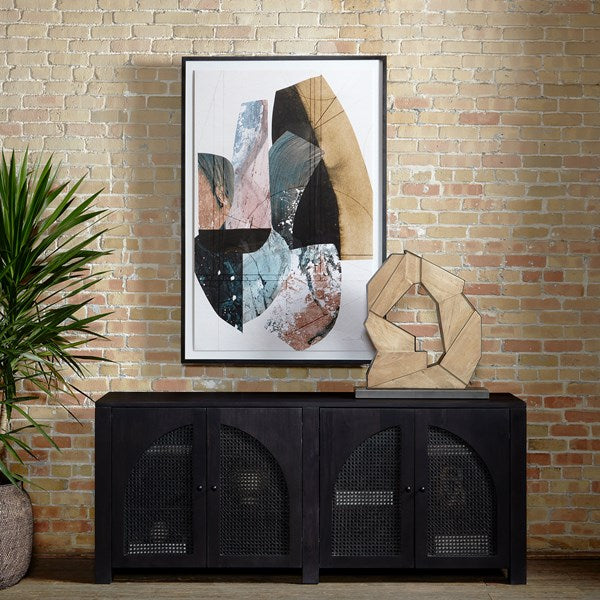 Tilda Sideboard Black Wash Mango - Be Bold Furniture