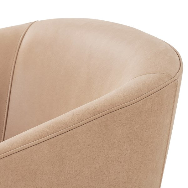 Fae Chair Leather Palermo Nude - Be Bold Furniture
