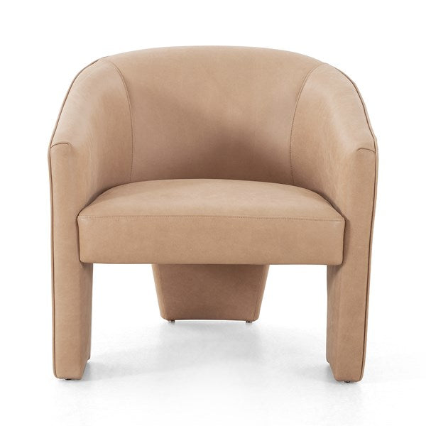 Fae Chair Leather Palermo Nude - Be Bold Furniture