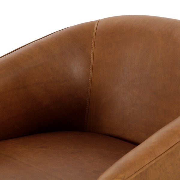 Fae Chair Leather Heirloom Sienna - Be Bold Furniture