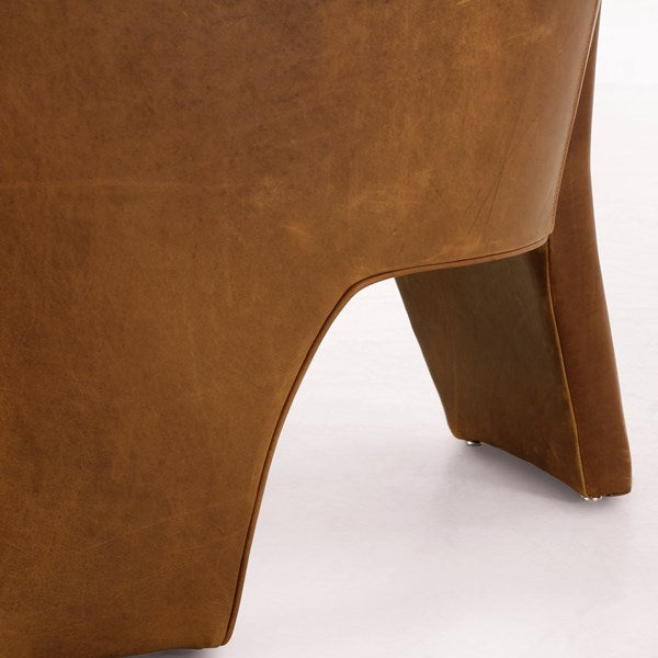 Fae Chair Leather Heirloom Sienna - Be Bold Furniture