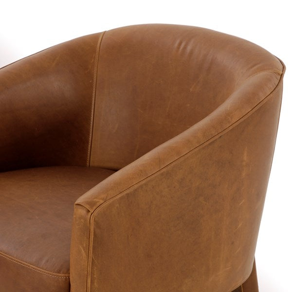 Fae Chair Leather Heirloom Sienna - Be Bold Furniture