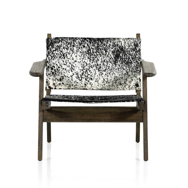 Rivers Sling Chair Peppered Hair On Hide - Be Bold Furniture