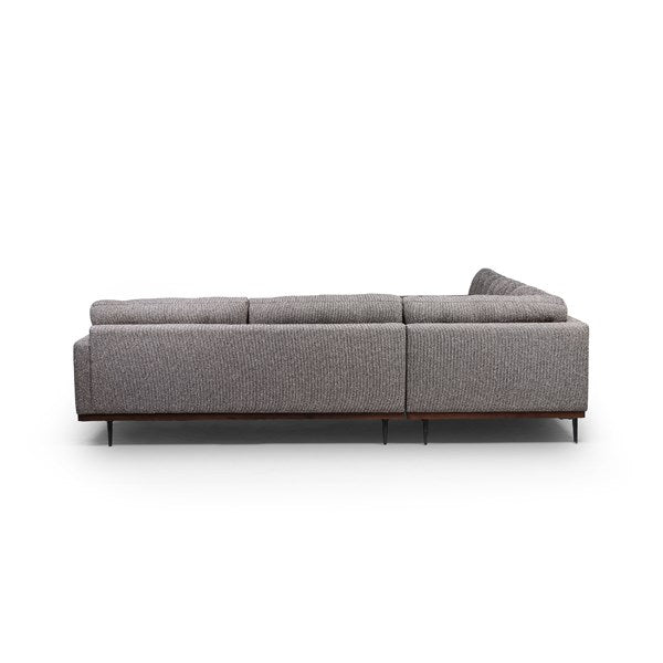 Lexi 3pc Sectional Capri Ebony - Be Bold Furniture