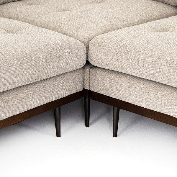 Lexi 3pc Sectional Perpetual Pewter - Be Bold Furniture