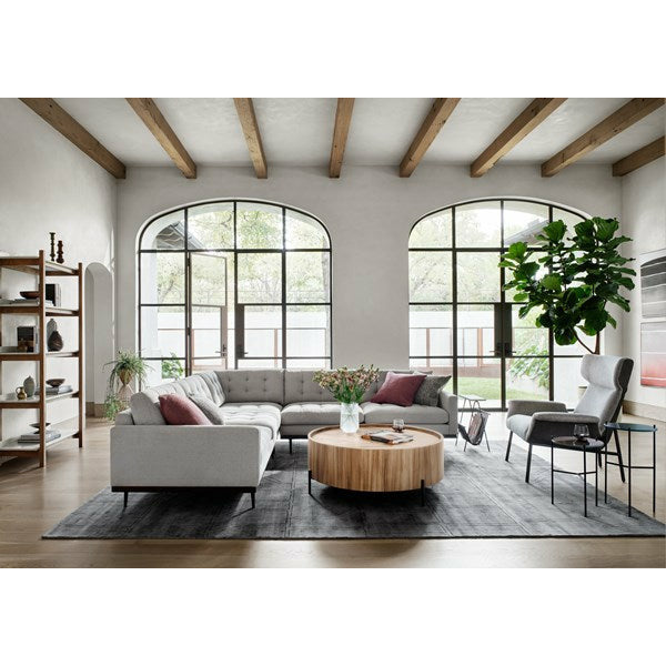 Lexi 3pc Sectional Perpetual Pewter - Be Bold Furniture
