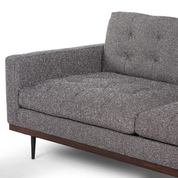 Lexi 2pc Sectional Raf Chaise Capri Ebony - Be Bold Furniture