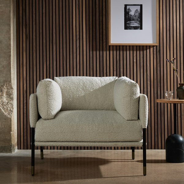 Kellen Chair Knoll Natural - Be Bold Furniture