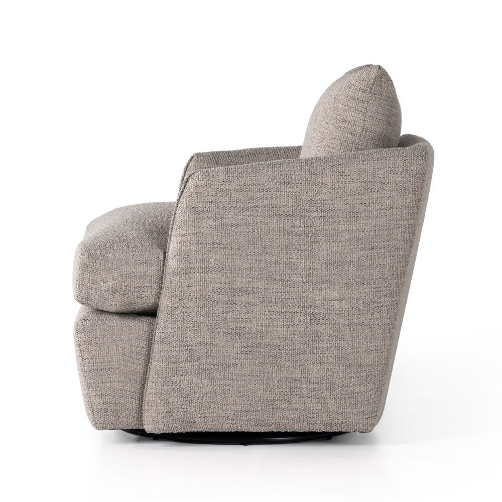 Whittaker Swivel Chair Merino Porcelain - Be Bold Furniture