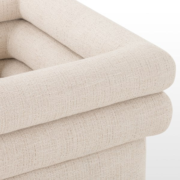 Evie Swivel Chair Hampton Cream - Be Bold Furniture