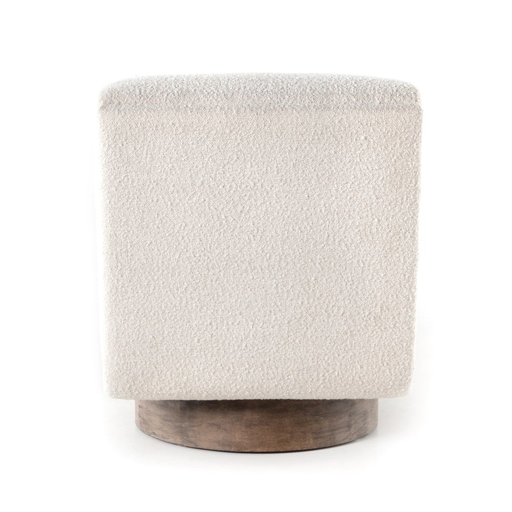 Bronwyn Swivel Chair + Table  Knoll Natural - Be Bold Furniture