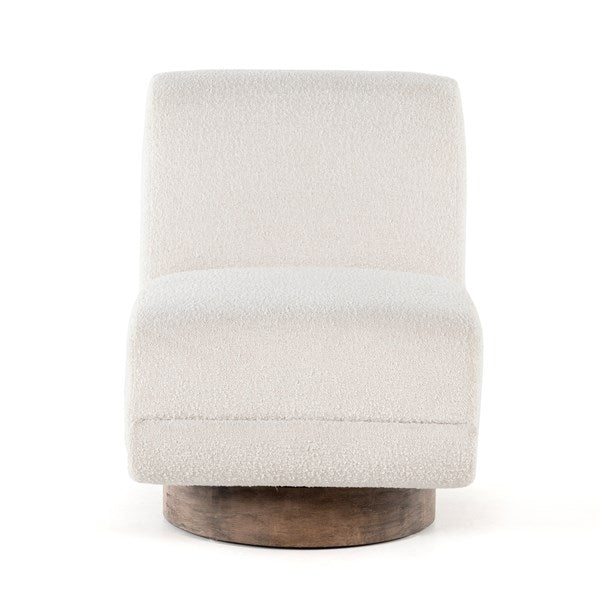 Bronwyn Swivel Chair + Table  Knoll Natural - Be Bold Furniture