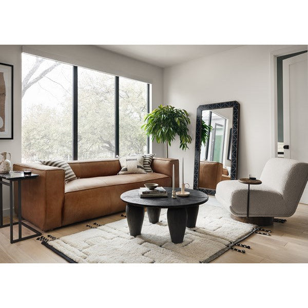 Bronwyn Swivel Chair + Table  Knoll Natural - Be Bold Furniture