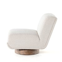 Bronwyn Swivel Chair + Table  Knoll Natural - Be Bold Furniture