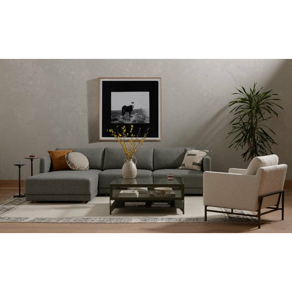Braxton 2-Pc Sectional Chilton Pepper - Be Bold Furniture