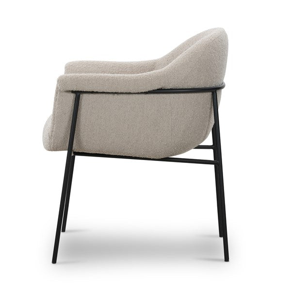 Suerte Dining Chair-Knoll Sand - Be Bold Furniture