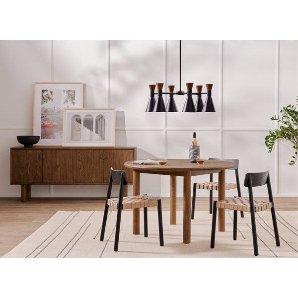 Heisler Dining Chair Black - Be Bold Furniture