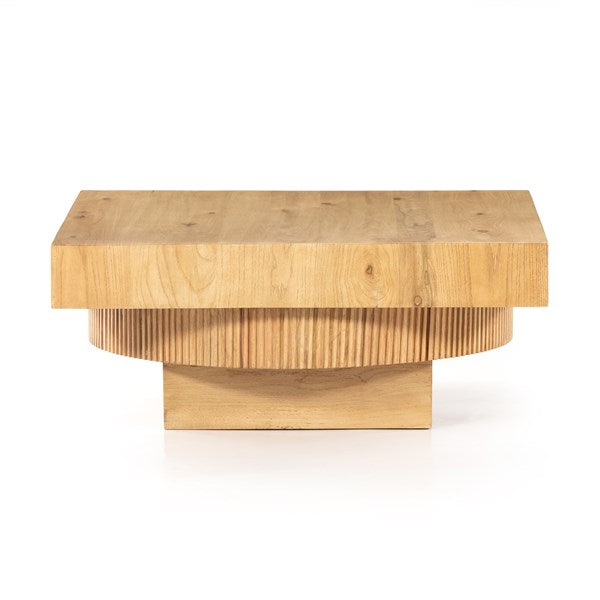 Leland Coffee Table-Honey Oak - Be Bold Furniture