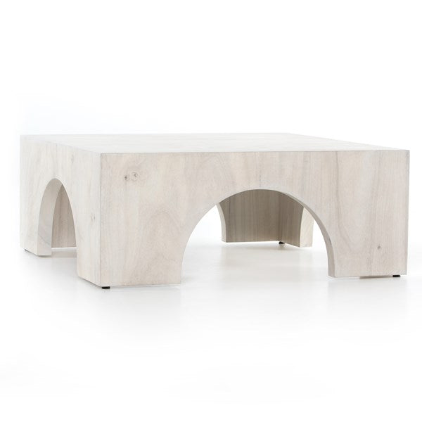 Fausto Coffee Table-Bleached Guanacaste - Be Bold Furniture