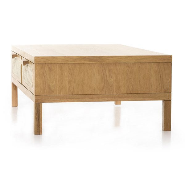 Allegra Coffee Table-Honey Oak Veneer - Be Bold Furniture
