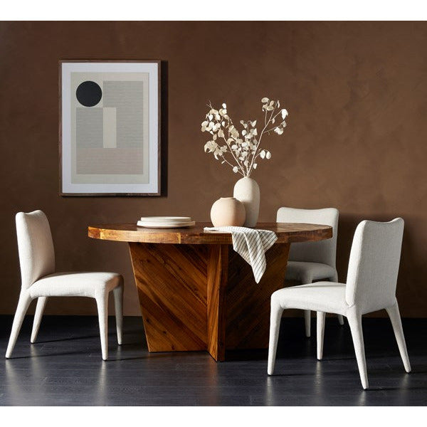 Monza Dining Chair Linen Natural - Be Bold Furniture