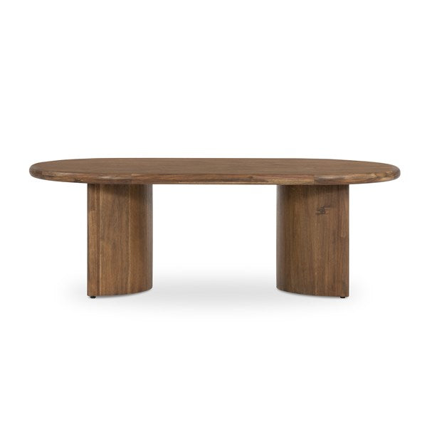 Paden Coffee Table Seasoned Brown Acacia - Be Bold Furniture