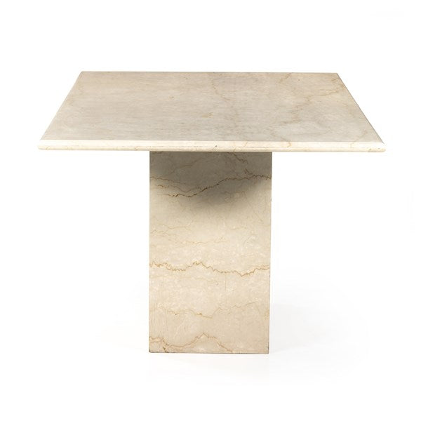 Arum Dining Table-Cream Marble - Be Bold Furniture