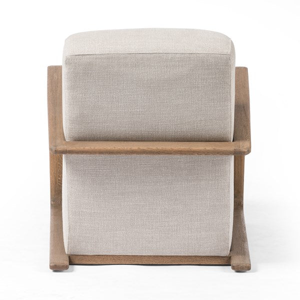 Rhimes Chair Stonewash Print Ecru - Be Bold Furniture