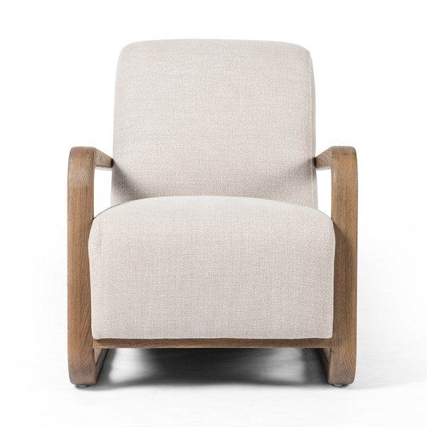 Rhimes Chair Stonewash Print Ecru - Be Bold Furniture