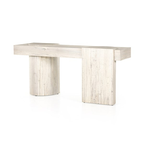 Georgie Console Table-Bleached Spalted