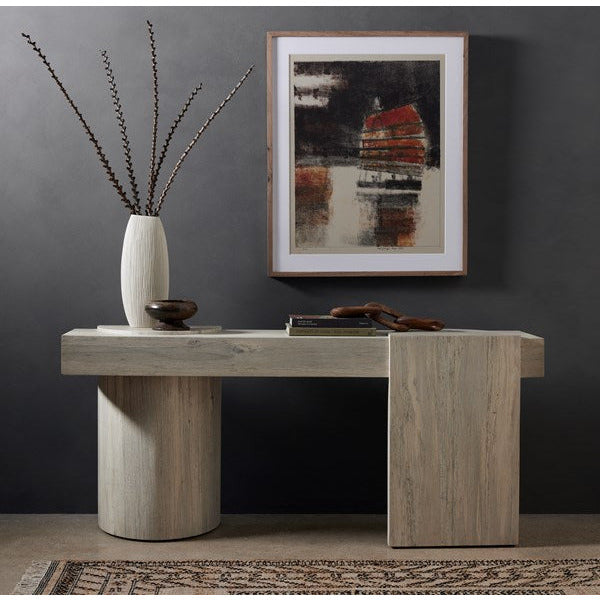 Georgie Console Table-Bleached Spalted