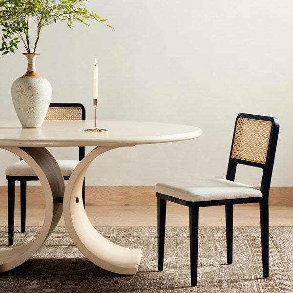 Veka Dining Chair-Savile Flax - Be Bold Furniture
