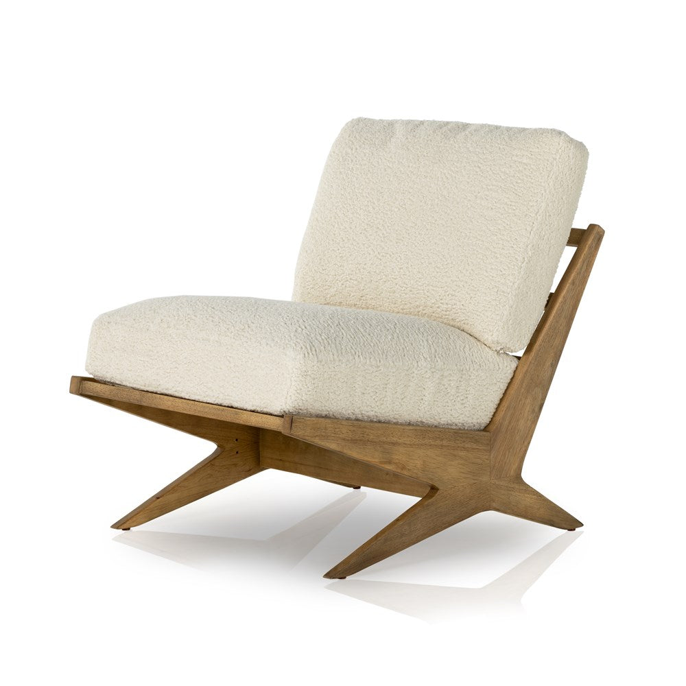 Bastian Chair Sheepskin Natural - Be Bold Furniture