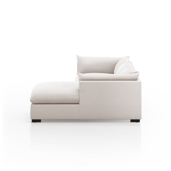Westwood 2-Pc Sectional Right Chaise Bennett Moon 131" - Be Bold Furniture