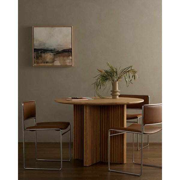 Copo Dining Table 43.5" Natural oak - Be Bold Furniture