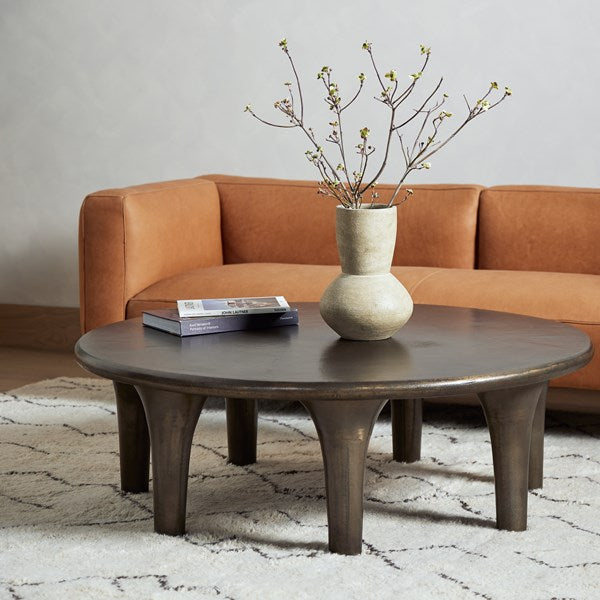 Kelden Coffee Table Aged Bronze - Be Bold Furniture