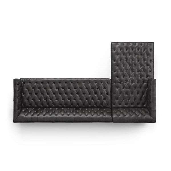 Williams 2 Pc Sectional Left Arm Facing Natural Washed Ebony - Be Bold Furniture