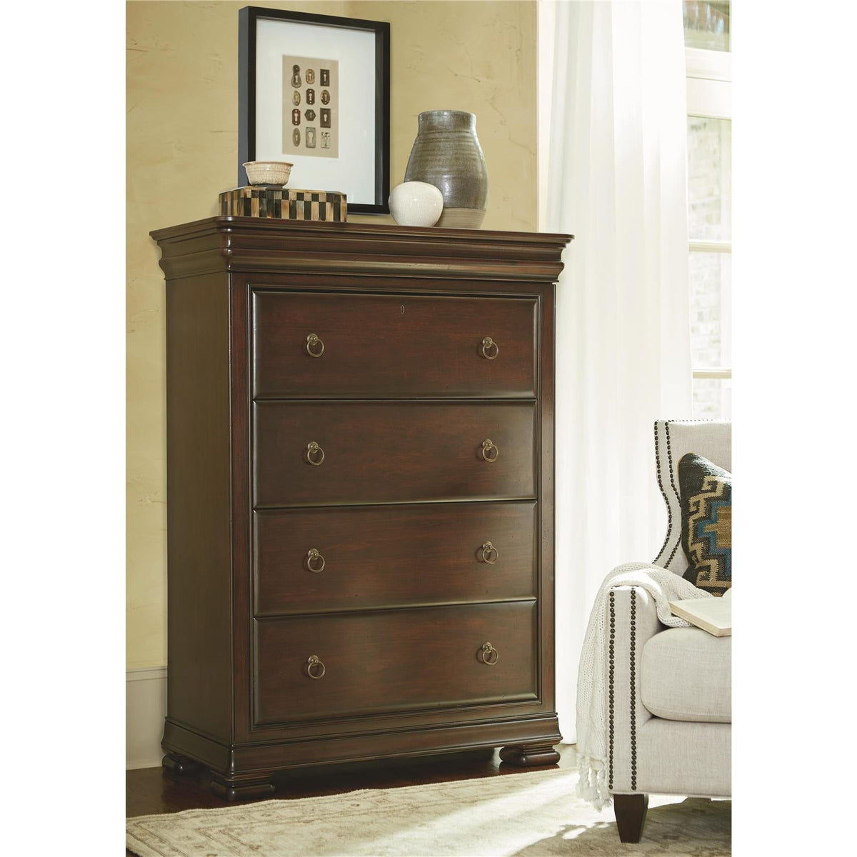 Drawer Chest Classical Cherry - Be Bold Furniture
