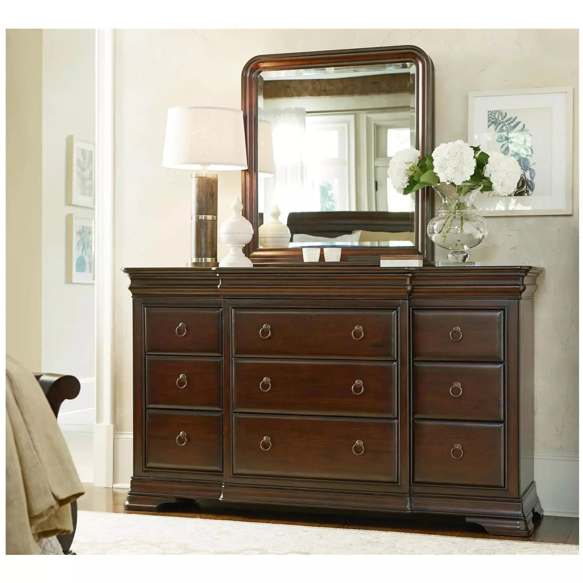Storage Mirror Brown - Be Bold Furniture
