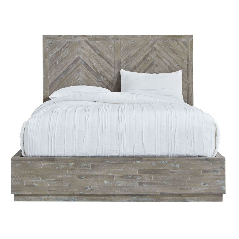 Herringbone Platform Bed - Be Bold Furniture