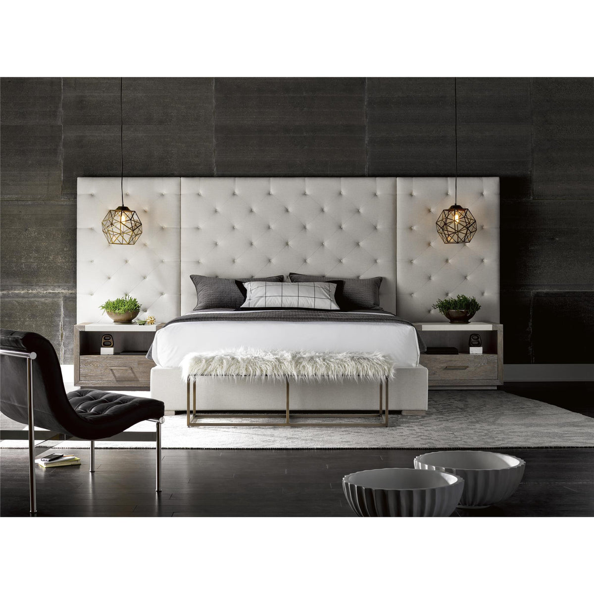 Brando Bed With Panels - Be Bold Furniture